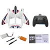 Amphibious Waterproof Gyro Stabilized EPP Foam Fixed-Wing Glider Aircraft RC Plane with LED Lights 2.4G Radio Control Airplane 6