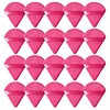 20 Pieces Black Triangle Powder Puff Makeup Puff Velour Face Cosmetic Foundation Sponge Wet Dry Makeup Tool For Makeup Starters 6