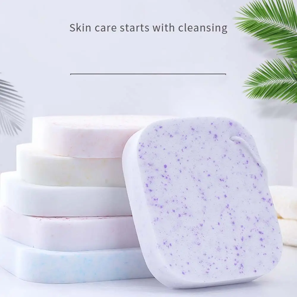 

Face Cleanser Seaweed Clesnsing Wash Face Sponge Compress Wash Pad Cleansing Flutter Cosmetic Puff Makeup Tools