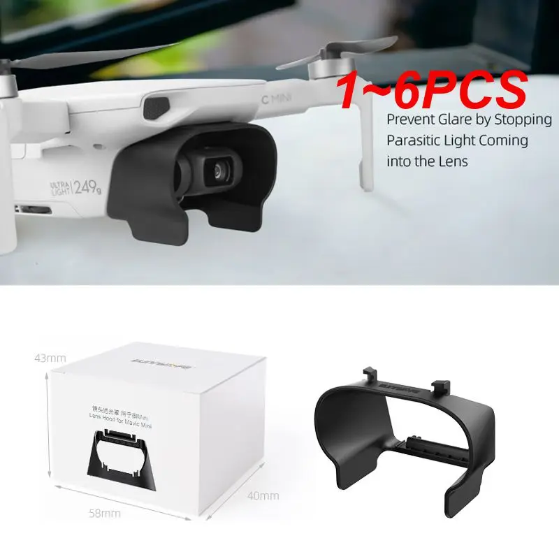 Copriobiettivo Antiriflesso 1 ~ 6Pcs Per Dji Mini 2/Mini Se Parasole Parasole Paraluce Per Dji Mavic Mini Drone Accessori Protettivi