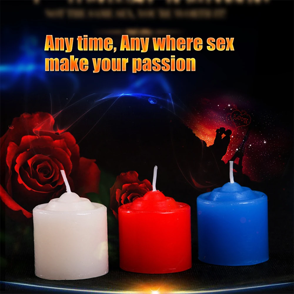Low Temperature Candle Bdsm Drip Wax Sex Toys Adult Women Men Games Teasing Candle Erotic Adult Toys Passion Dripping Wax 1PCS sex candles