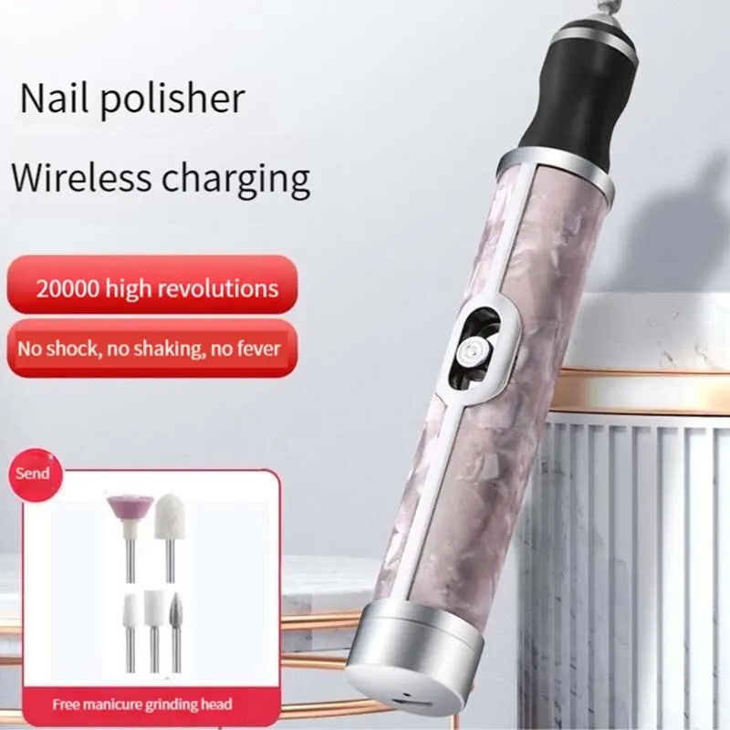 Electric Nail Polisher Rechargeable Remove Dead Skin Manicure