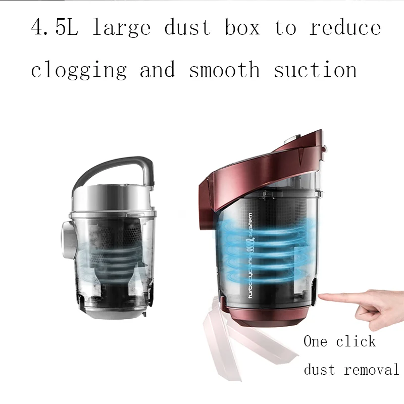 Suction power 36000Pa Vacuum cleaner Strong large power vacuum cleaner household silent no consumption Mini 4.5L 1600w 4