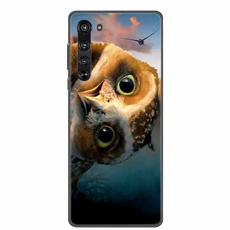 Silicone Soft TPU Animal Design Shockproof Phone Case - Wolf Theme
