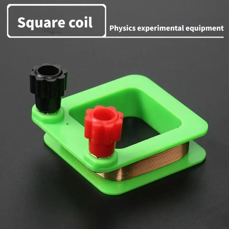 Electromagnetic Induction Coil Demonstration Induction Coil for Physics Teaching Square Laboratory Equipment Tool