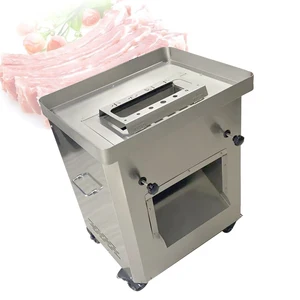 Automatic Commercial Electric Meat Slicer Stainless Steel Sliced Shredded Diced Mince Machine Seat Cutting Machine