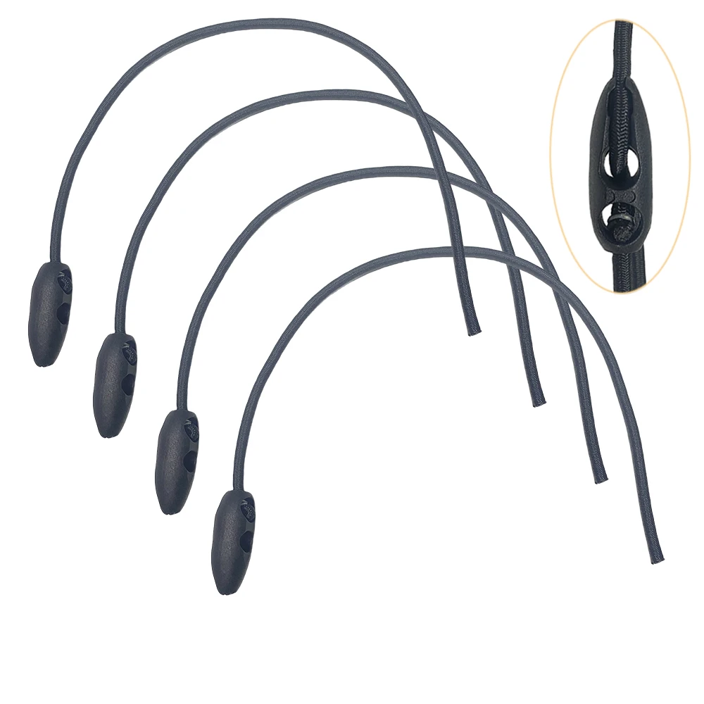 Latex Elastic Tie Rope 4/10Pcs 50cm Easy To Use Elastic Rope Black Tie for Bicycle Motorcycle Luggage Car Tarpaulin Camping bungee cords