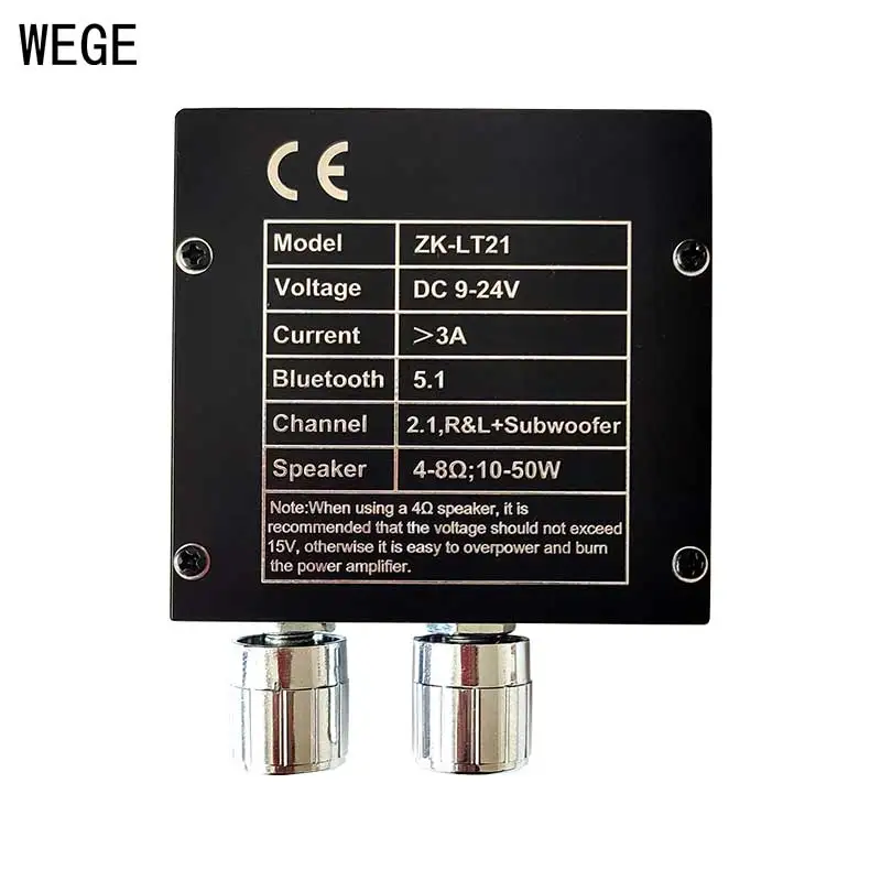 WEGE ZK-152 152T 302 302T LT21 2.1 2.0 Channel 2x15W 2x30W BT Audio Power Amplifier Subwoofer Bass Treble AMP Wuzhi Audio APP audio amplifier board