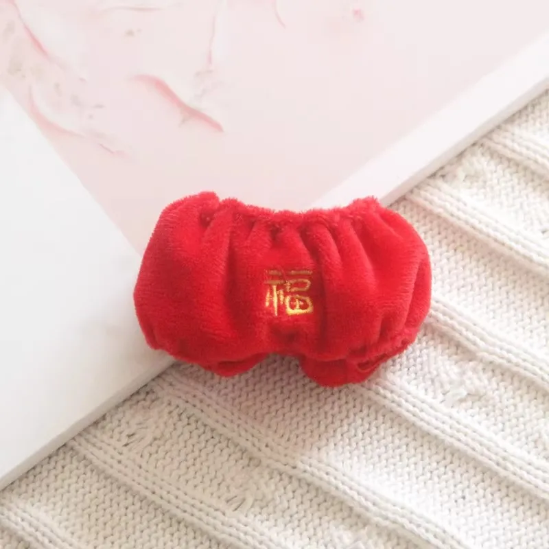 Ropa y accesorios para muñecas de peluche mini de 17 cm para muñecas ídolos de Corea del Kpop Exo Labubu, gorro de Papá Noel, pantalones cortos, ropa de Año Nuevo
