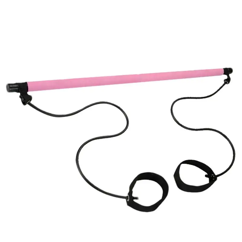 Pilates Stretch Fusion Bar Sculpting Fusion Pilates Bar Elastic Lightweight Easy Installation Multifunctional Portable Fitness