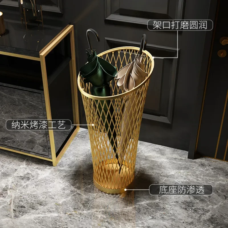Creative Hollow Umbrella Stand Home Door Umbrella Storage Organization Barrel Hotel Lobby House Umbrellas Holder
