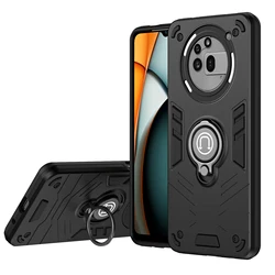 Enhanced Shockproof Phone Case - Durable TPU Frame with Hard Plastic Protective Back Cover for Nothing Phone (3a) Pro (Black)