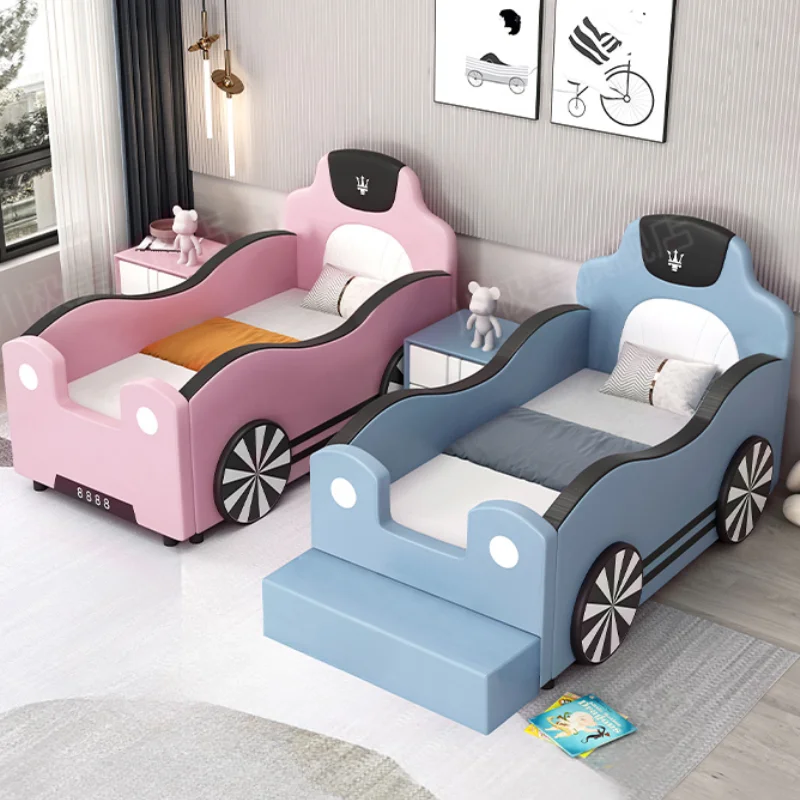 Cute Unique Modern Childrens Bed House Luxury Pretty Comferter Loft Kids Bed Baby Villa Camas De Dormitorio Bedroom Furniture