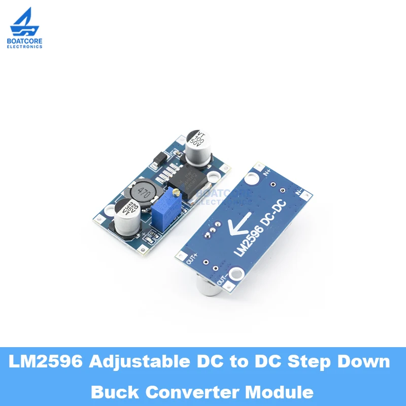 1PCS LM2596 LM2596S DC-DC 스텝다운 벅 컨버터 가변 전압 레귤레이터 모듈 3V-40V 1.5V-35V 전원 공급 장치