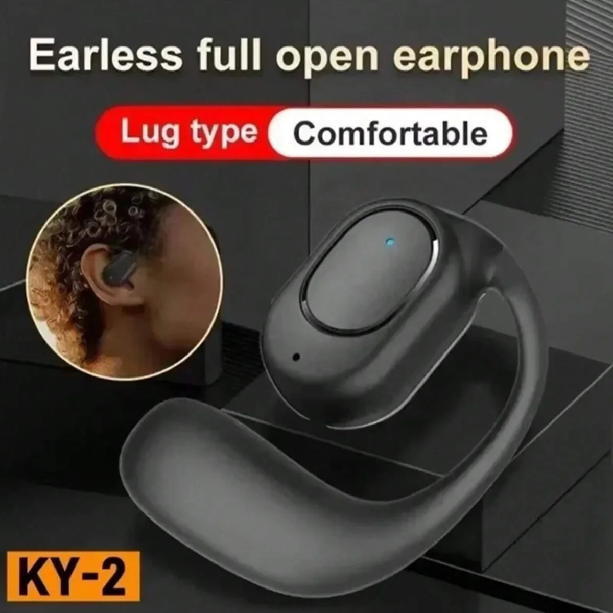 STSEarConect Wireless Headphone With Microphone Bone Conduction Handsfree Noise Canceling Earphones For Driving outdoor sports 5