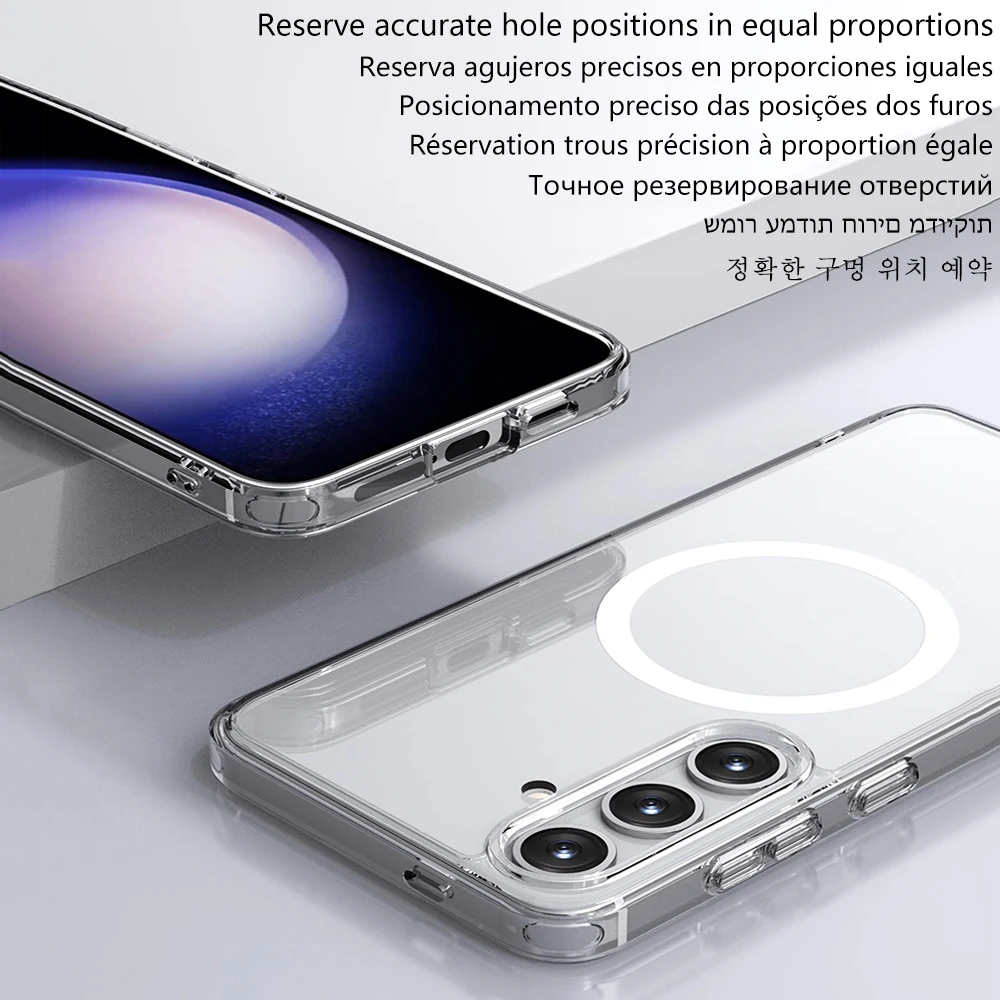 Enhanced Wireless Magnetic Clear Acrylic Cover