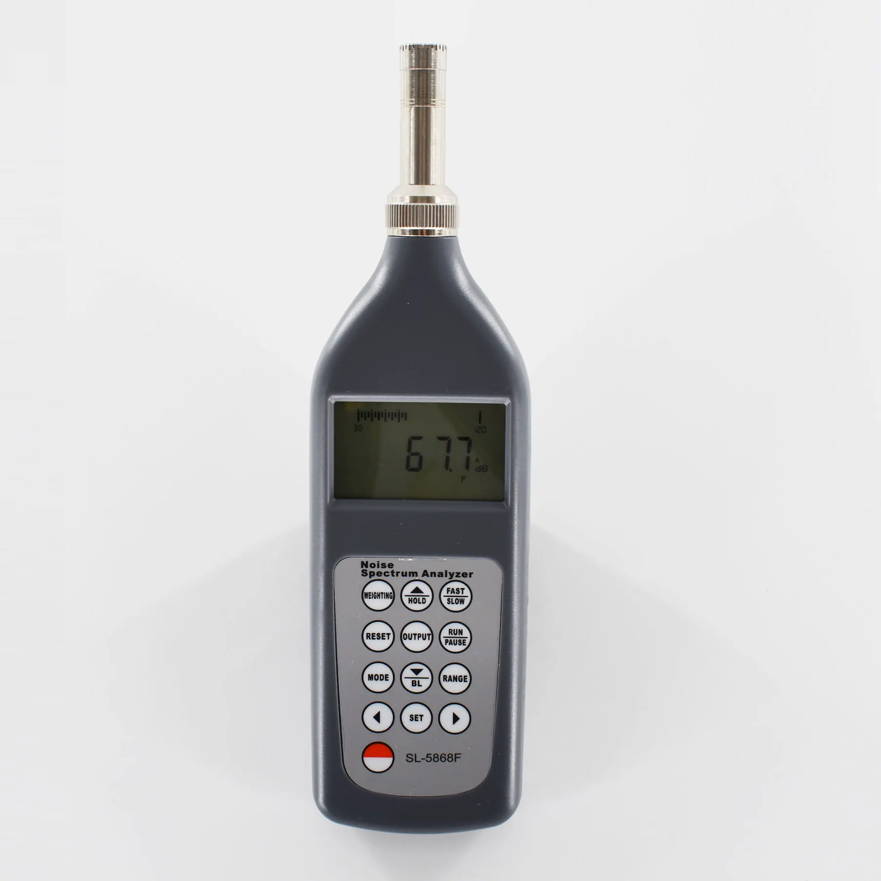 

SL-5868F Digital Portable Noise Spectrum Analyzer Sound Level Meter measure 1/1 octave filter and 1/3 octave filter