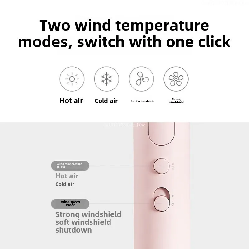 XIAOMI MIJIA Portable Anion Hair Dryer Quick Dry Professinal Foldable 1600W 50 Million Negative Lons Home Trave H101 Hair Care hair dryer,portable hair dryer