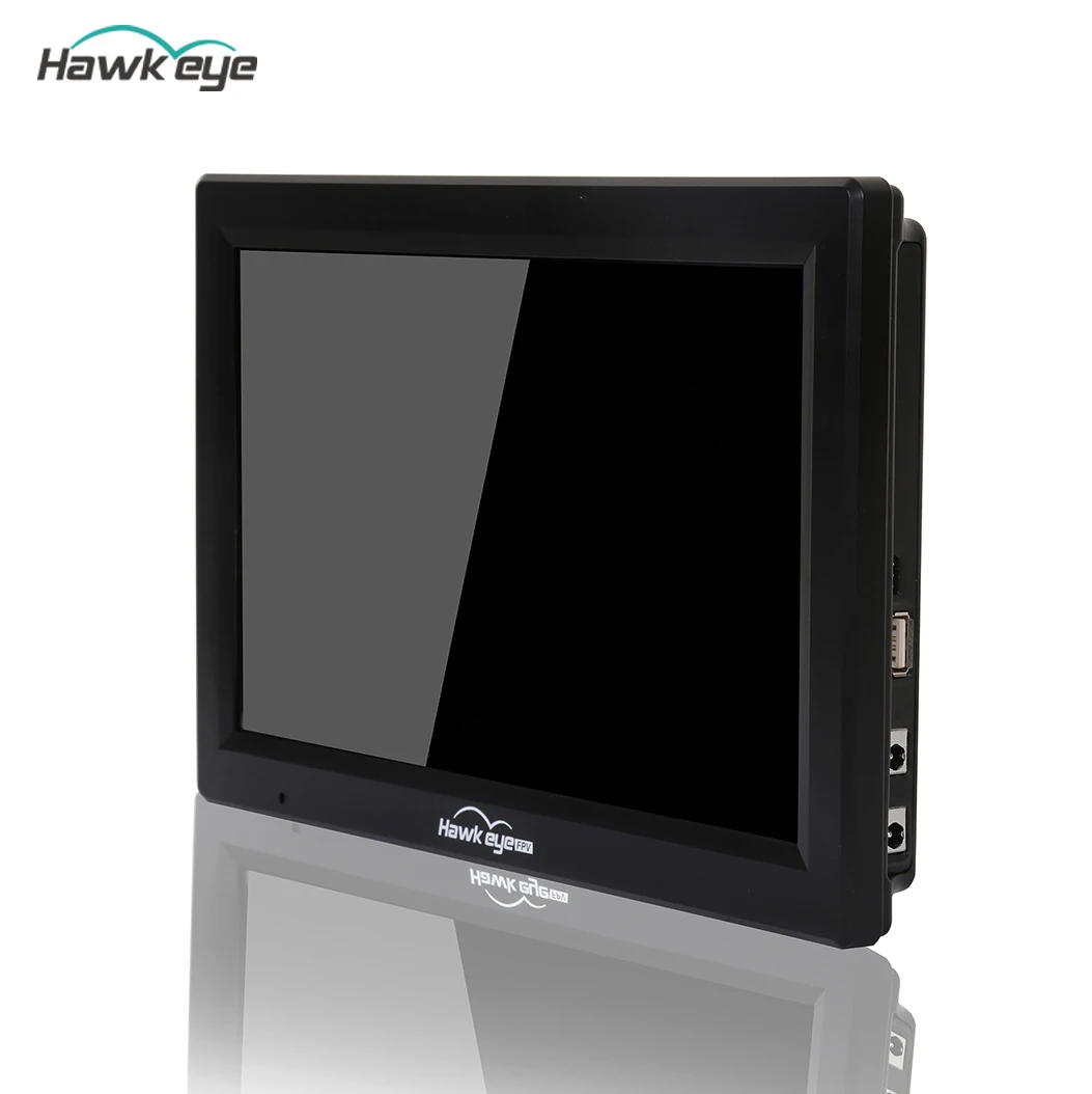 Hawkeye Little Pilot Captain X 10.2 inch FPV Monitor with DVR Support X Band 60CH Dual Receiver 4.9 to 6.15 GHz fpv monitor