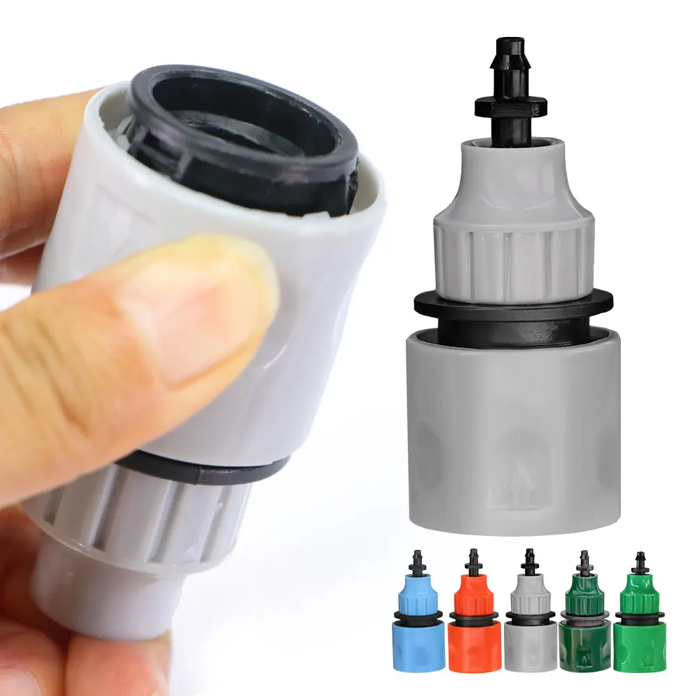 Garden Hose Tap Quick Connecters for 16mm Nipple Coupling Adapter 1/4'' 3/8'' Drip Irrigation Tube Fittings Watering Pipe Joints