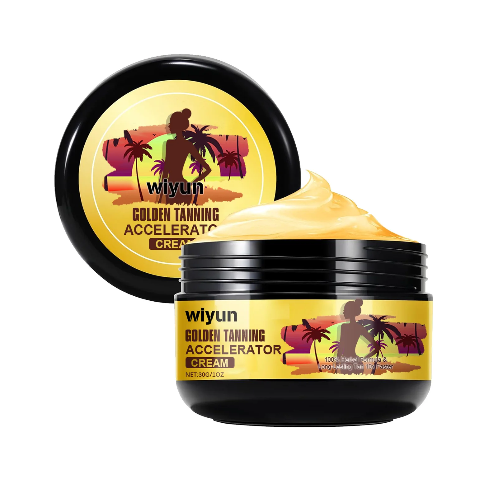 Vitamin Body Tanning Cream Long Lasting Keep Nourish Intensive Brown Summer Beach Easy Use Solarium Protect Self Tanning Lotion