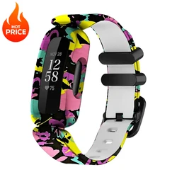 Soft Silicone Replacement Wristband for Kids - New Strap for Fitness Tracker Watches (Colorful)
