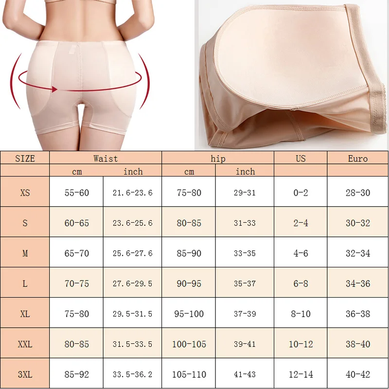 GUUDIA Hip Dip Smooth Out Panties Padded Women Body Shaper Panties From Hip  To Butt Seamless