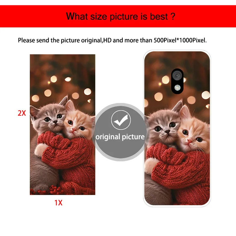 Personalized Custom Clear Phone Case with DIY Photo Insert
