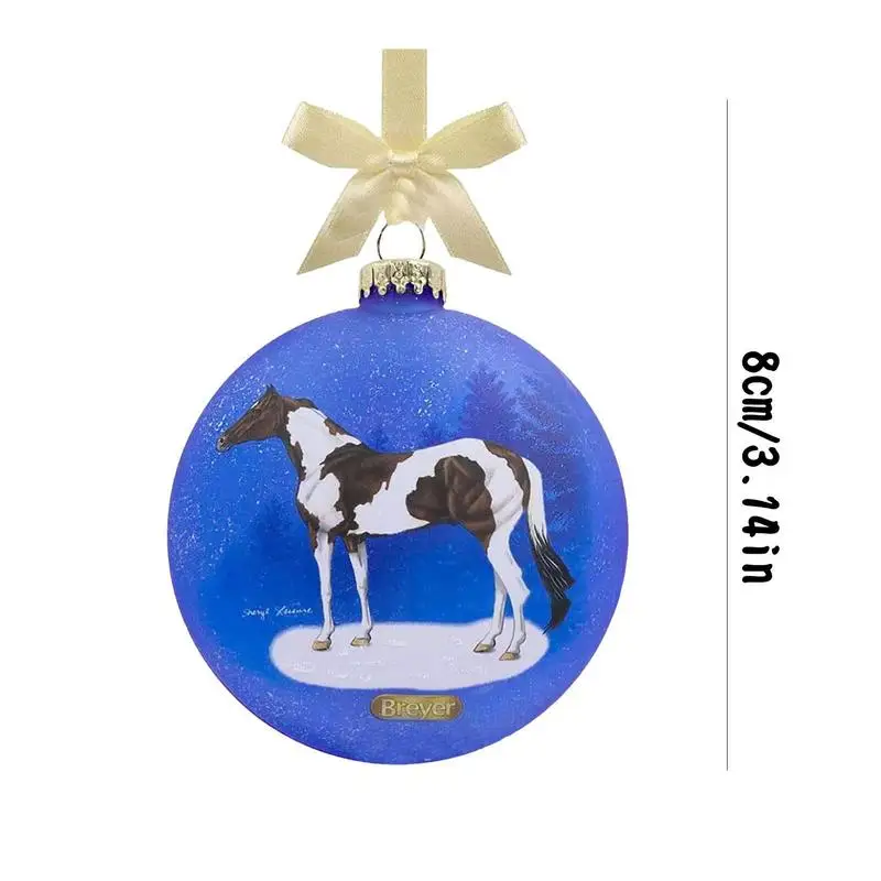 Christmas Tree Horse Decor 2D Acrylic Craft Pendant Party Decoration Christmas Party Wedding Decor Horse Tree Decoration christmas decorations
