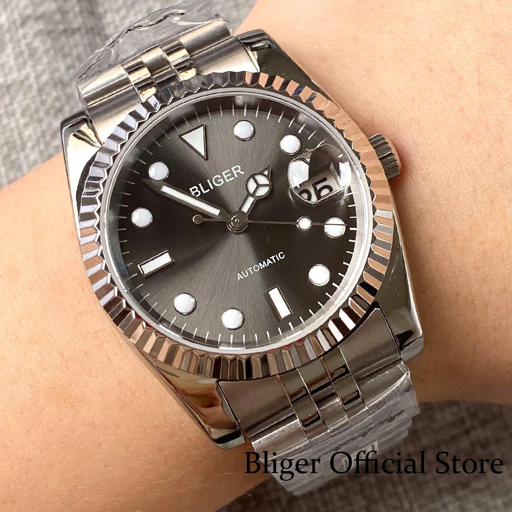 ロゴなしキング!! BLIGER サファイア 自動巻き - 通販 - olgapuri.org
