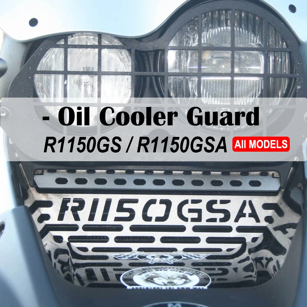 Nuovo Per Bmw R1150Gsa R1150Gs Protezione Radiatore Olio R 1150 Gs R 1150 Gs R 1150 Gs Accessori Moto Argento Tutti I Modelli
