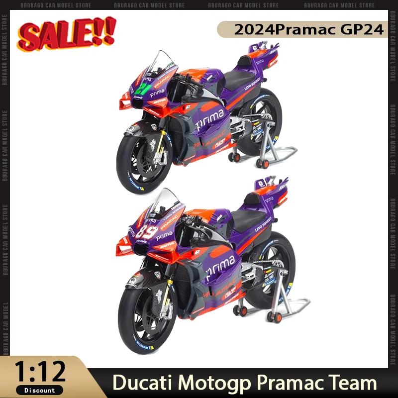 New In Stock 1:12 Ducati 2024 MOTOGP 1:12 Pramac GP24