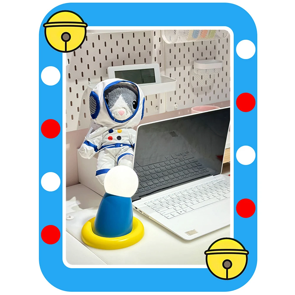 Kids Night Light Doraemon Round Hand Lamp Adorable Energy Efficient LED Lamp Present for Boys Girls Rechargeable Night Light