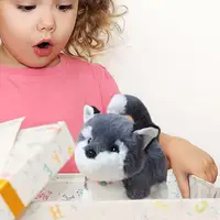 Realistic Stuffed Animal Dog Fun Interactive Dog Toys Plush Puppy Electronic Interactive Toys Fake Dog Toy Interactive Walking 2