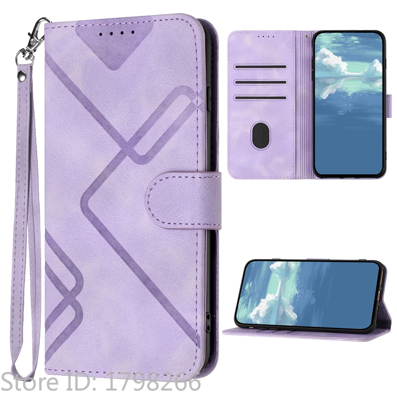 Luxury Pattern Flower Leather Phone Case - Flip Cover Wallet with Card Holder