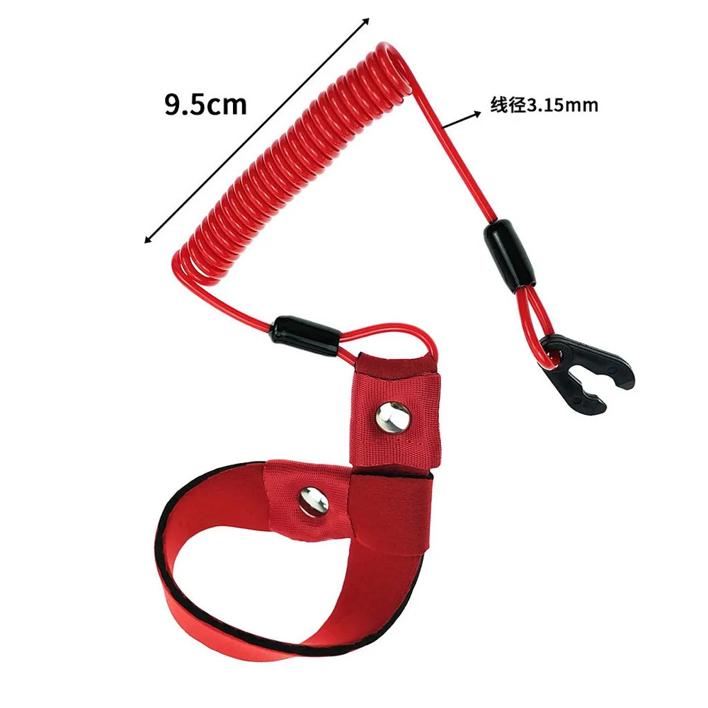 Marine Outboard Engine Boat Motor Kill Stop Switch for YAMAHA Jet Ski 2-425hp Key Rope Reminder Rope Boatemergency Stop 1PC marine accessories engine kill switch marine hardware