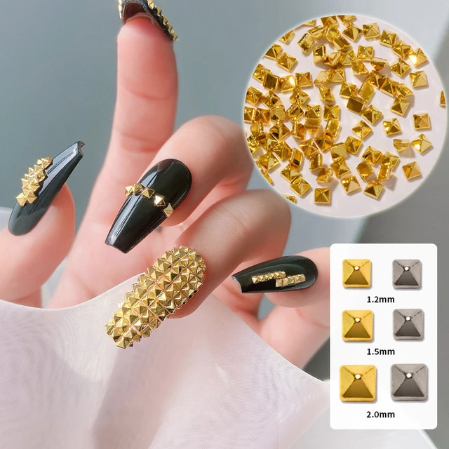 Black Rhinestones Nail Art 2mm Crystal Nails Decals Flatback Acrylic  Rhinestone Fake Diamond Decorations For Fingernails - AliExpress