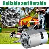 755 DC Motor For Weed Trimmer 21V Grass Cutter Motor With Long Shaft For Efficient Weed Cutting And Trimming 2