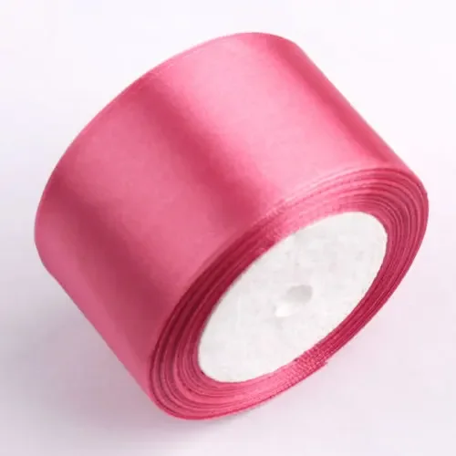 Versatile 25-Yard Satin Ribbon - 36 Vibrant Colors for Crafts and Gift Wrapping