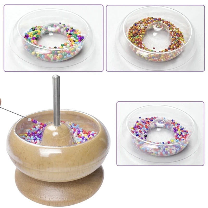 Bead Loader Bead Piercer Manual Rotation Rice Bead Beader Quick Beading Diy Beading Artifact for Beading Crafts