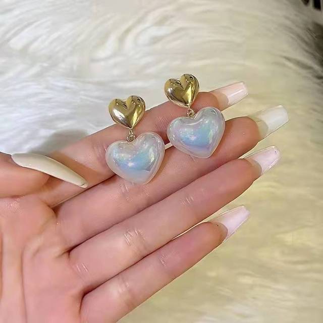 Simple Celebrity Style Gold Pearl Drop Earrings For Woman 2022 Korean Fashion Jewelry Wedding Girl's Sweet Accessories