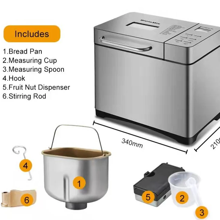 

automatic easy to use household factory price Bread Maker