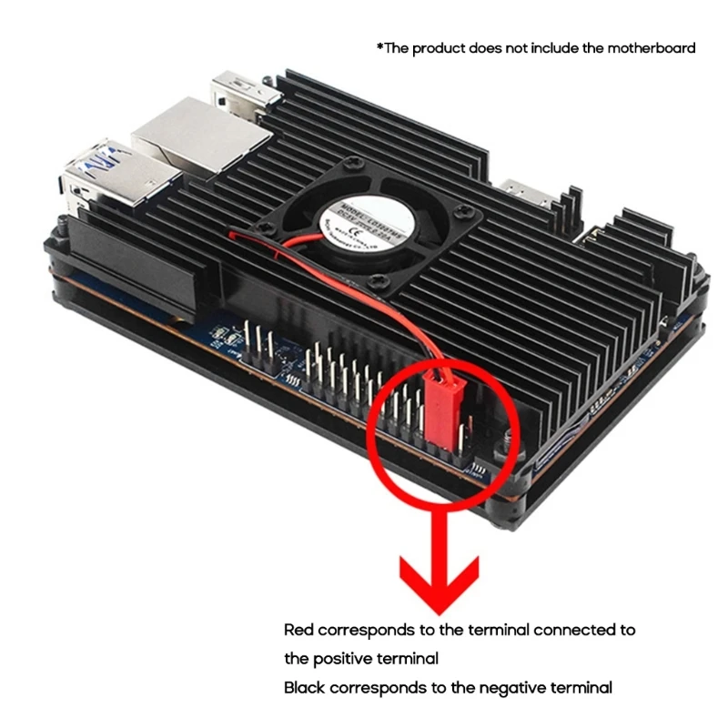 Alluminio Per Custodia Per Orange Pi 5 Protettiva Per Custodia Shell Per Copertura Dissipatore Di Calore Pi 5 Con Ventola Di Raffreddamento Di Alta Qu