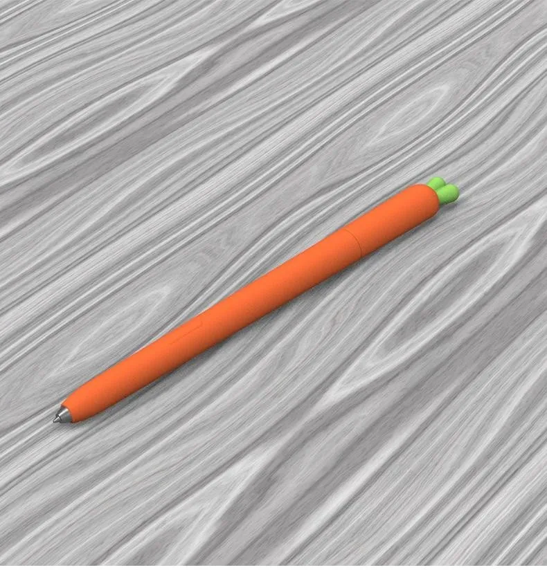 Stylus Pen Cover Cartoon Cute Carrot para