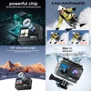 5K 4K60FPS Action Camera 2" Touch LCD 5X Zoom WiFi EIS Dual Screen 50MP 170° DVR Webcam 30M Waterproof Moto Helmet Sport Camera 3