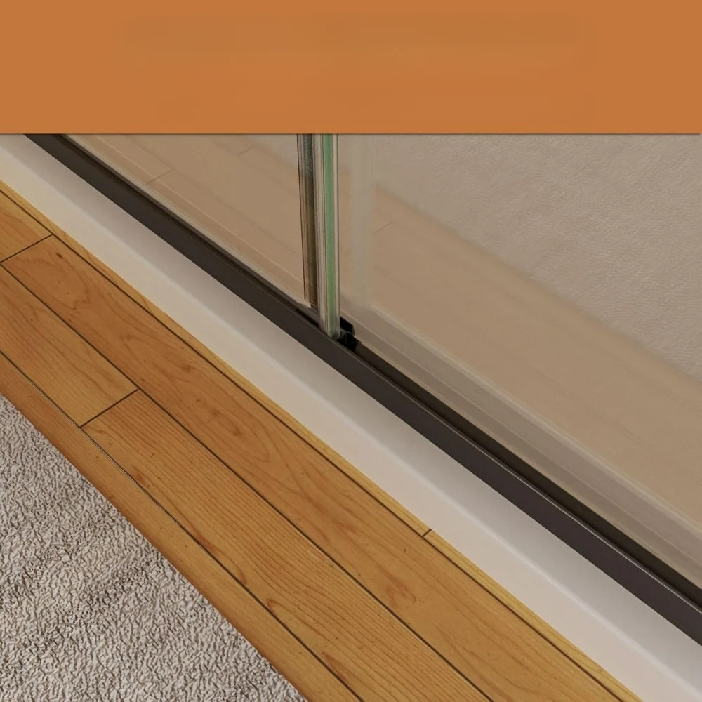 44-48" W x 72" H Semi-Frameless Sliding Shower Door, Bathroom Glass Shower Door with 1/4 (6mm) Clear SGCC Tempered Glass 6