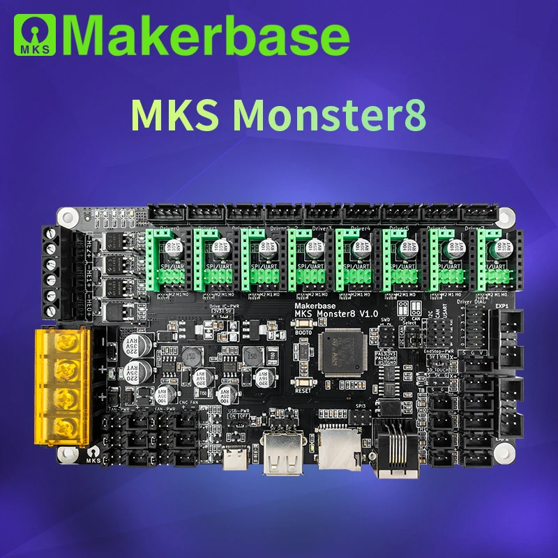 

Makerbase MKS Monster8 Monster 3D Printer Motherboard Voron Main Control 8-axis