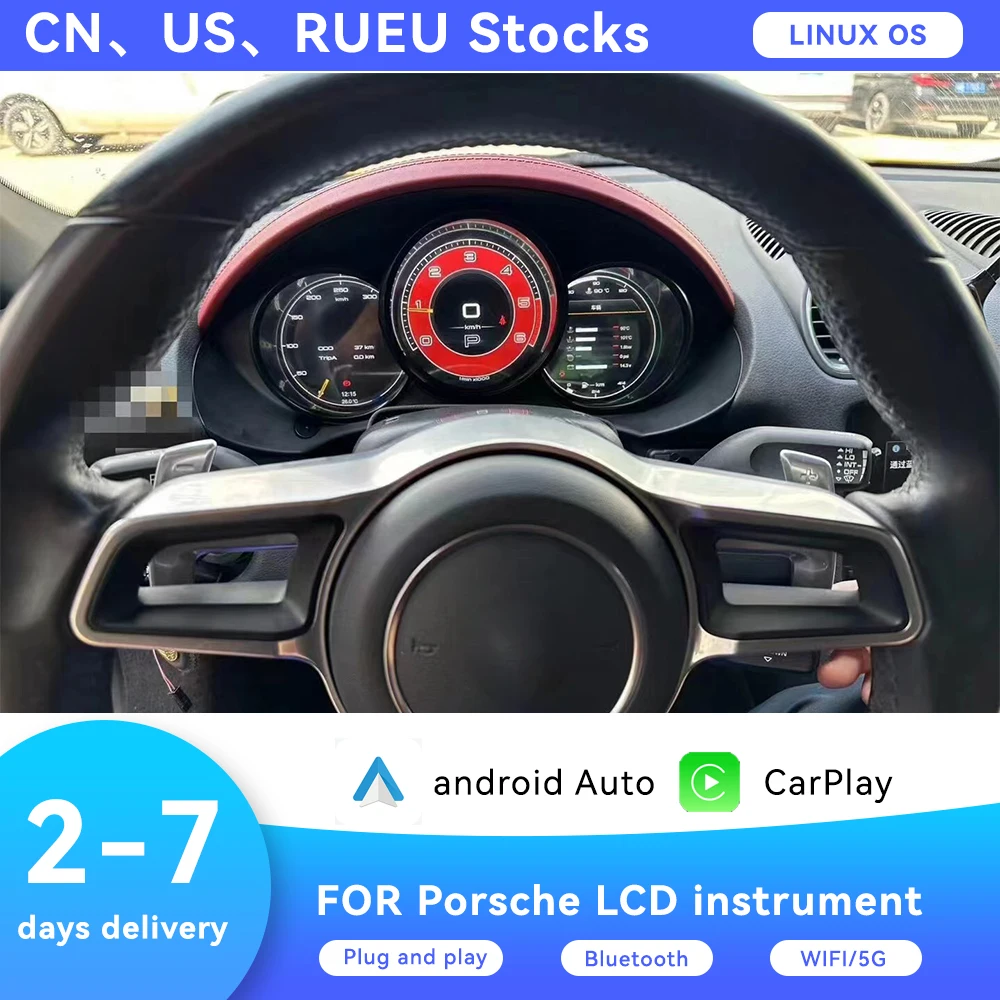 

Car accessories LCD Digital Cluster For Porsche Macan 2015 2016 -2019 Virtual Cockpit Speedometer Dashboard Instrument Panel
