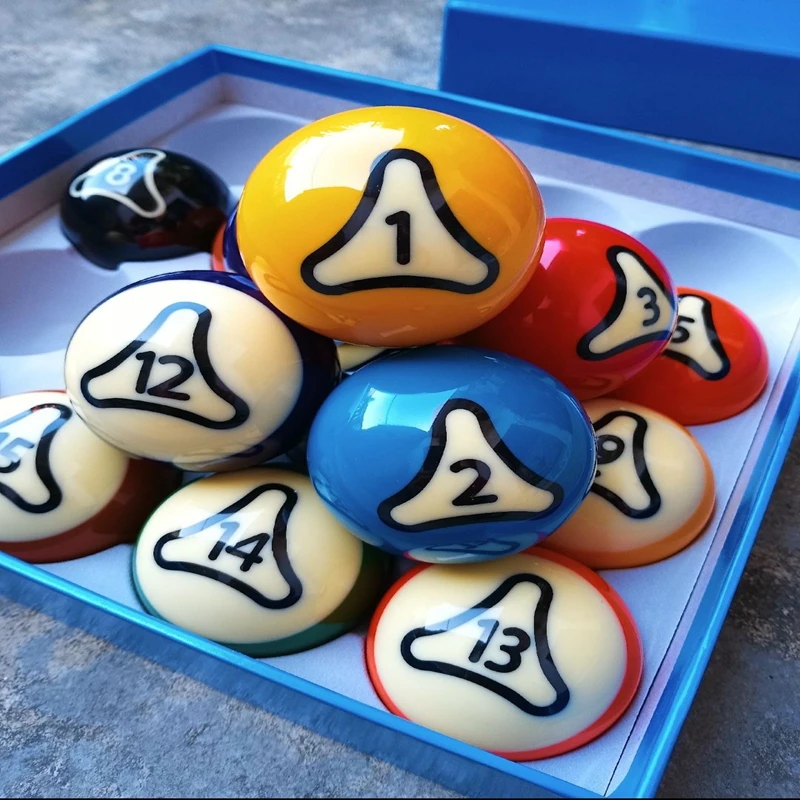 Premium Billiard Balls Pool Table Accessories 2-1/4" Regulation Size 16 Pool Balls Billiard Set