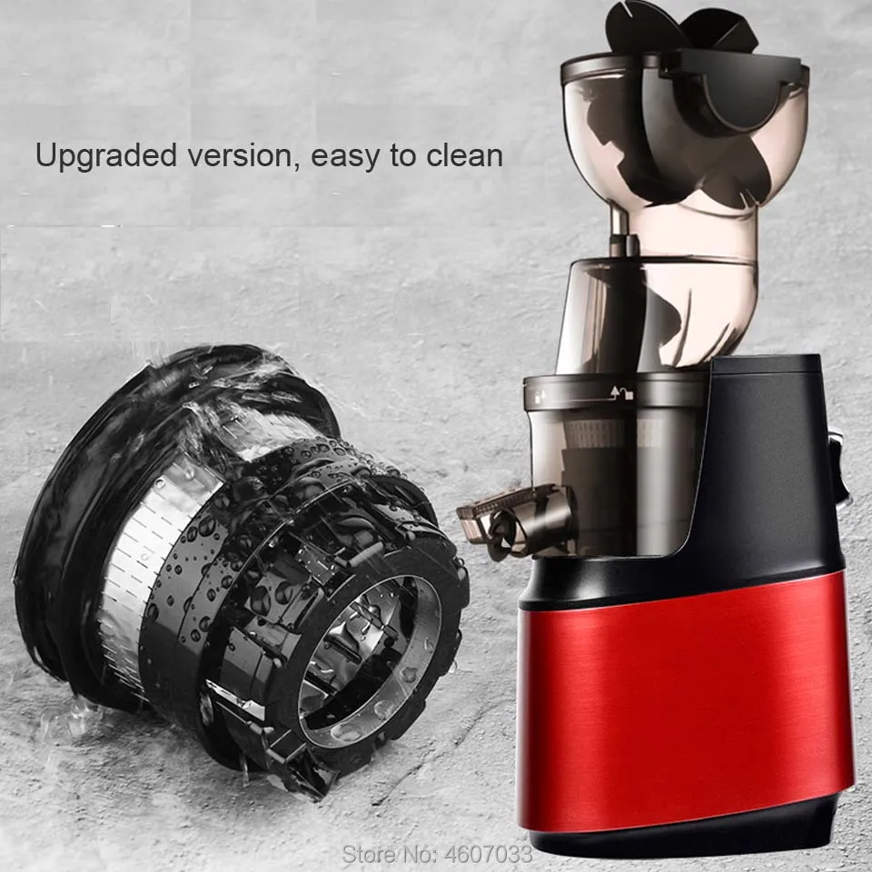 250w Powerful Slow Juicer 90mm Large Diameter Vegetable Fruits And